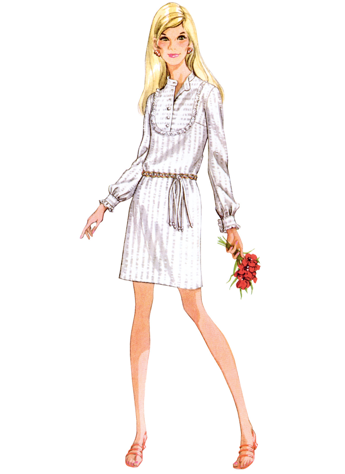 McCall's M8621 vintage shirtdress sewing pattern envelope