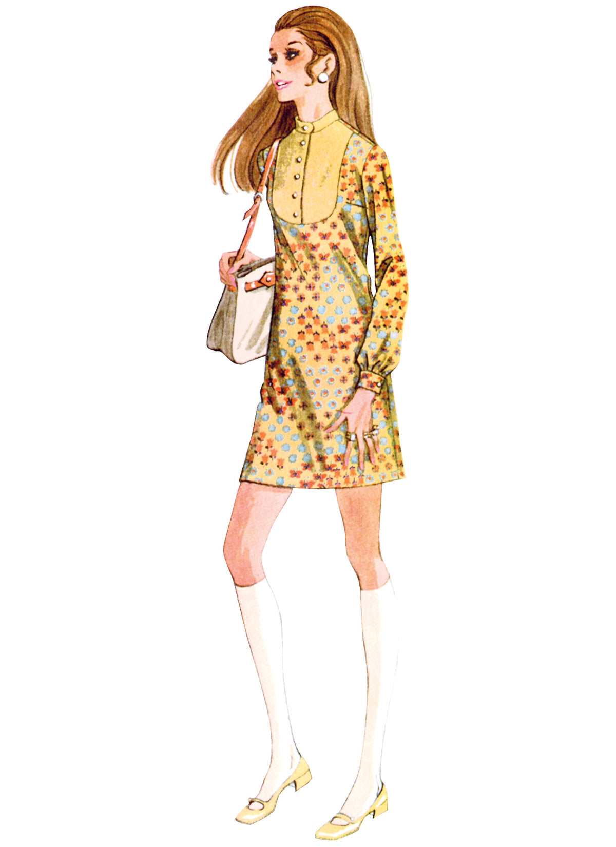 McCall's M8621 vintage shirtdress sewing pattern envelope