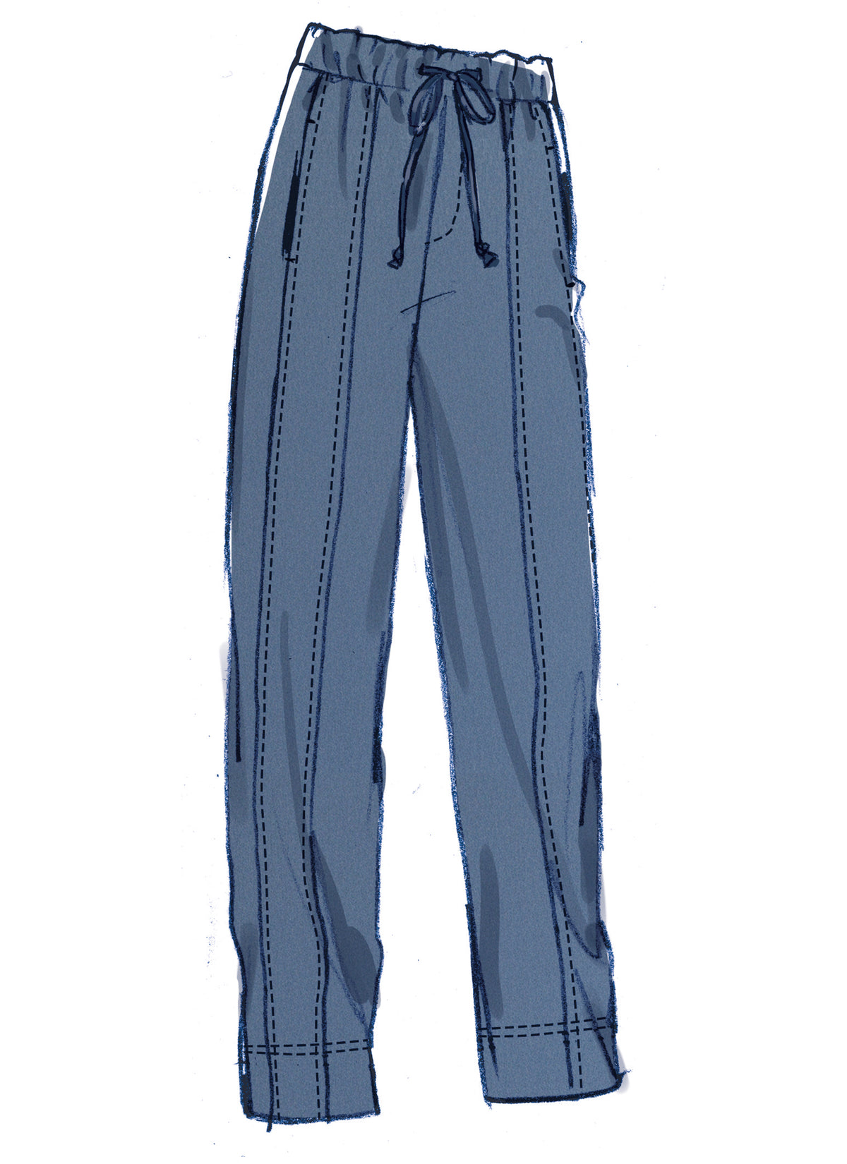 McCall's M8636 sewing pattern envelope showing pull-on trousers