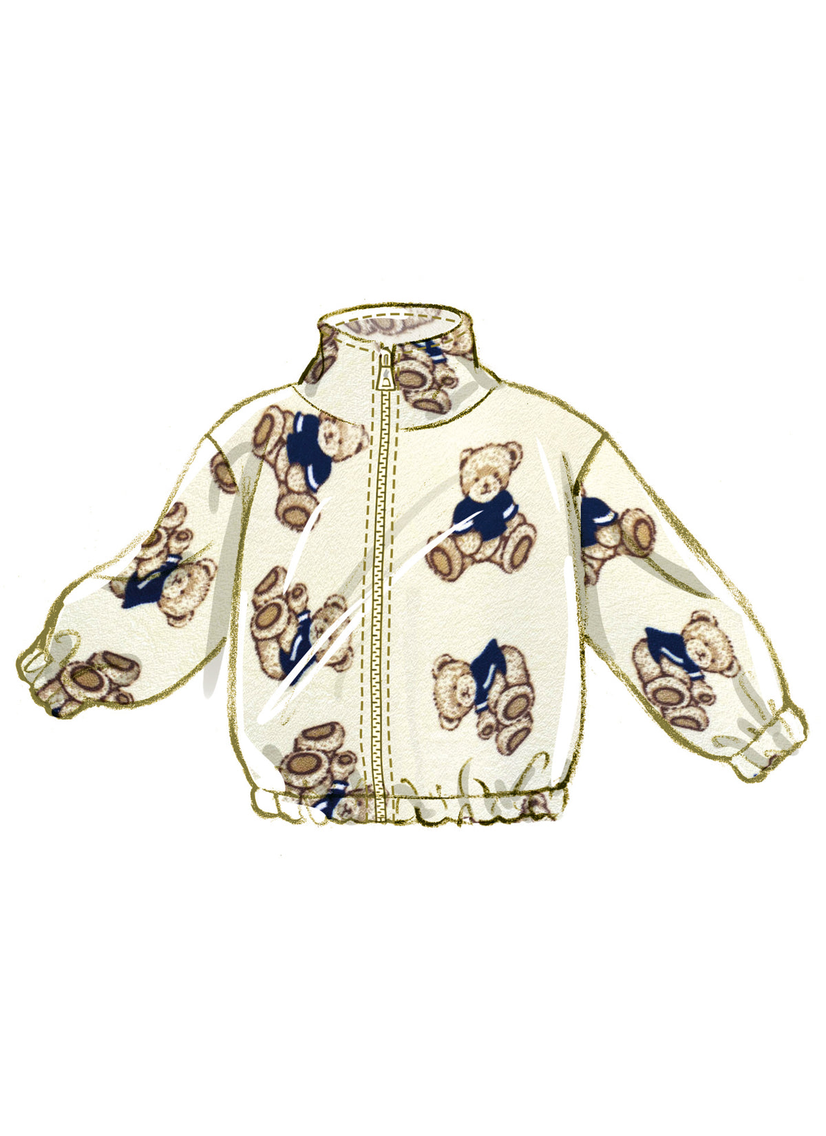 McCall's M8640 sewing pattern envelope showing an unlined jacket