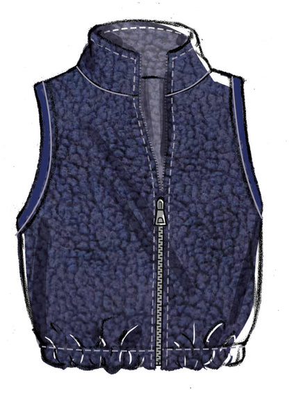 McCall's M8640 sewing pattern envelope showing an unlined jacket