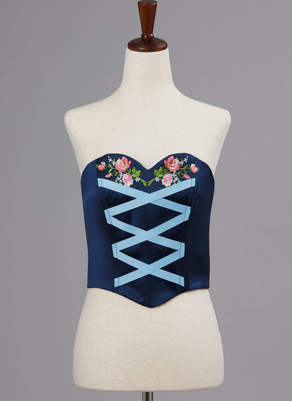 McCall's M8646 sewing pattern envelope showing lined, boned corsets