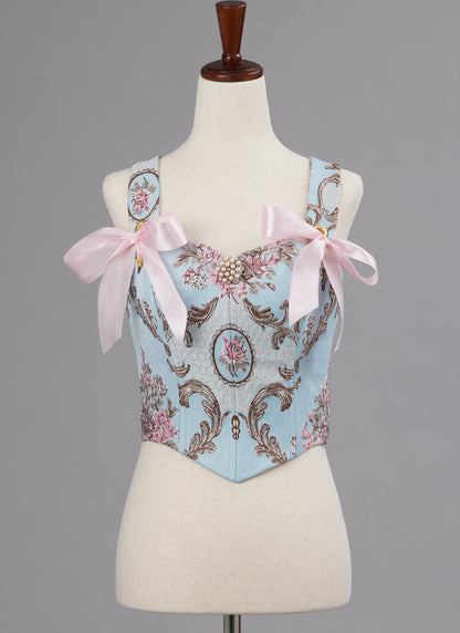 McCall's M8646 sewing pattern envelope showing lined, boned corsets