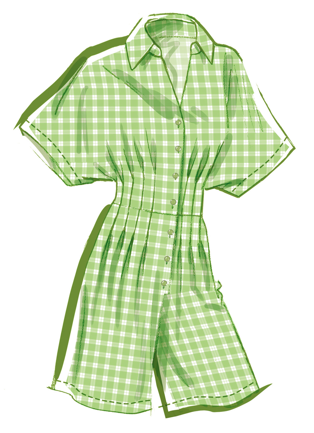 McCall's M8661 sewing pattern envelope showing button-front jumpsuit designs