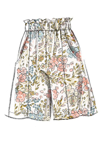 McCall's M8663 sewing pattern envelope showing relaxed sleepwear shirt designs