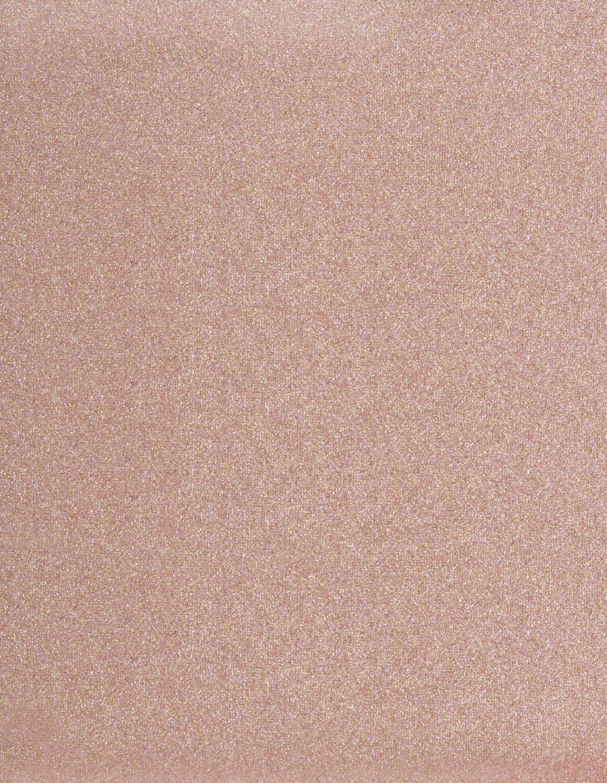 Piece of rose gold glitter stretch jersey iron-on fabric