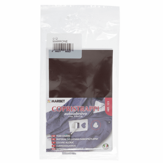 Marbet Brown Self-Adhesive Fabric Repair - 16 x 10cm