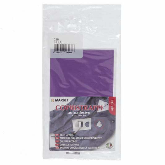 Marbet Purple Self-Adhesive Fabric Repair - 16 x 10cm