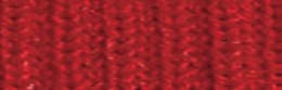 Pair of red knitted ribbed replacement cuffs