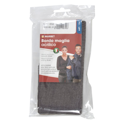 Dark Grey Marl knitted ribbed replacement waistband