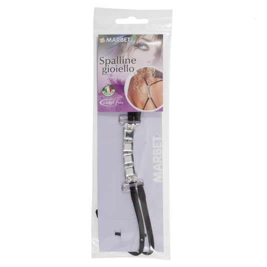 Black removable bra strap with diamante embellishment