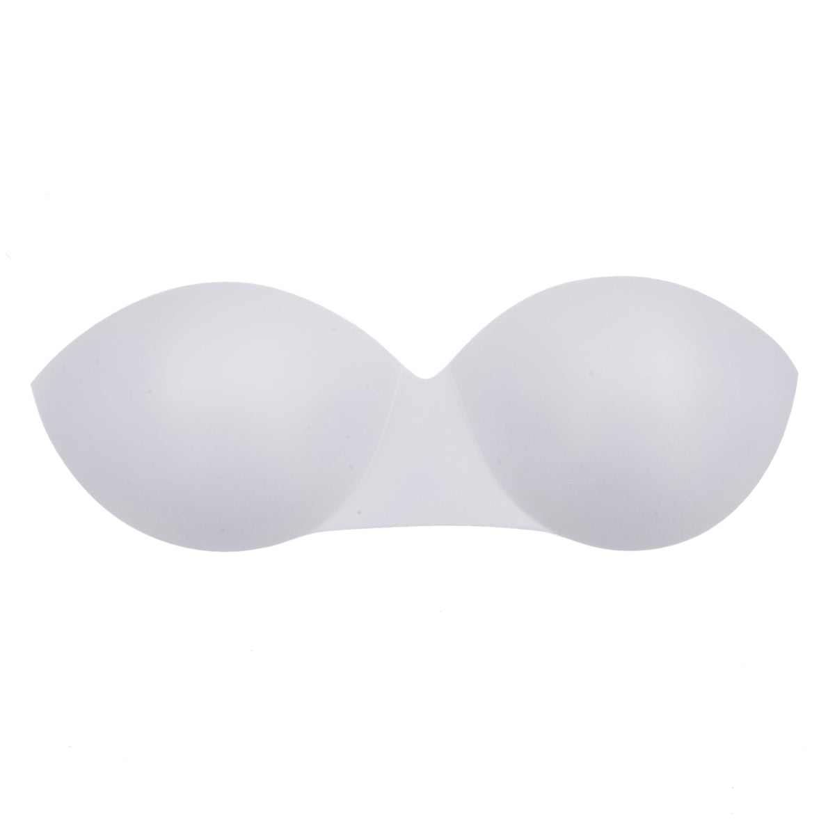 White seamless push-up bra liners
