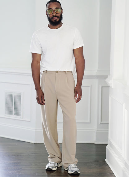 McCall's ME2106 sewing pattern envelope showing the floor length trousers