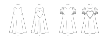 McCall's ME2108 sewing pattern envelope showing the a-line mini dress