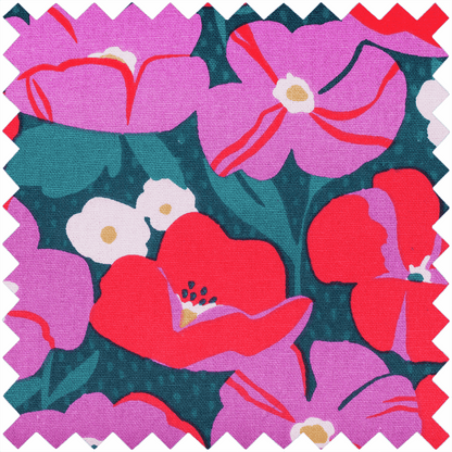 Floral Sewing Machine Bag - Durable Matt PVC