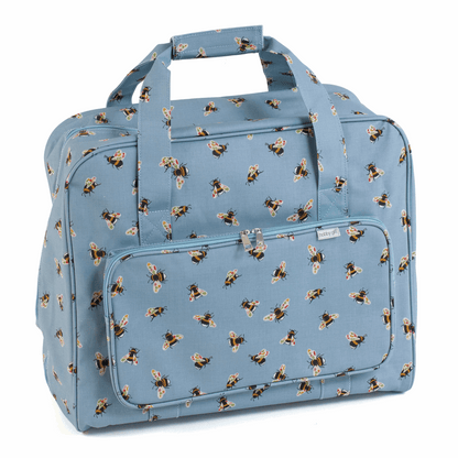 Hobby Gift Blue Bee Waterproof Sewing Machine Bag
