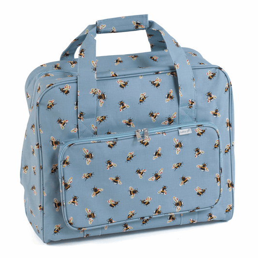 Hobby Gift Blue Bee Waterproof Sewing Machine Bag
