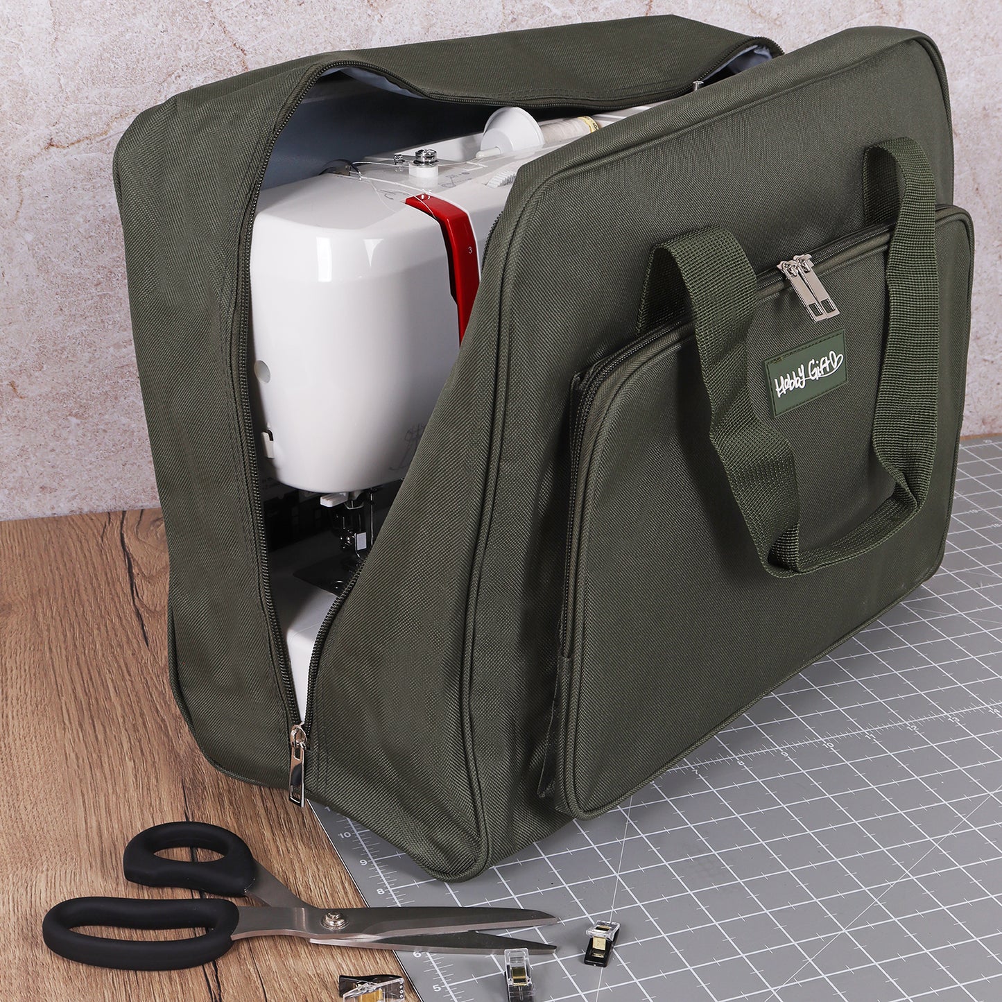 Luxury Sewing Machine Bag - Khaki