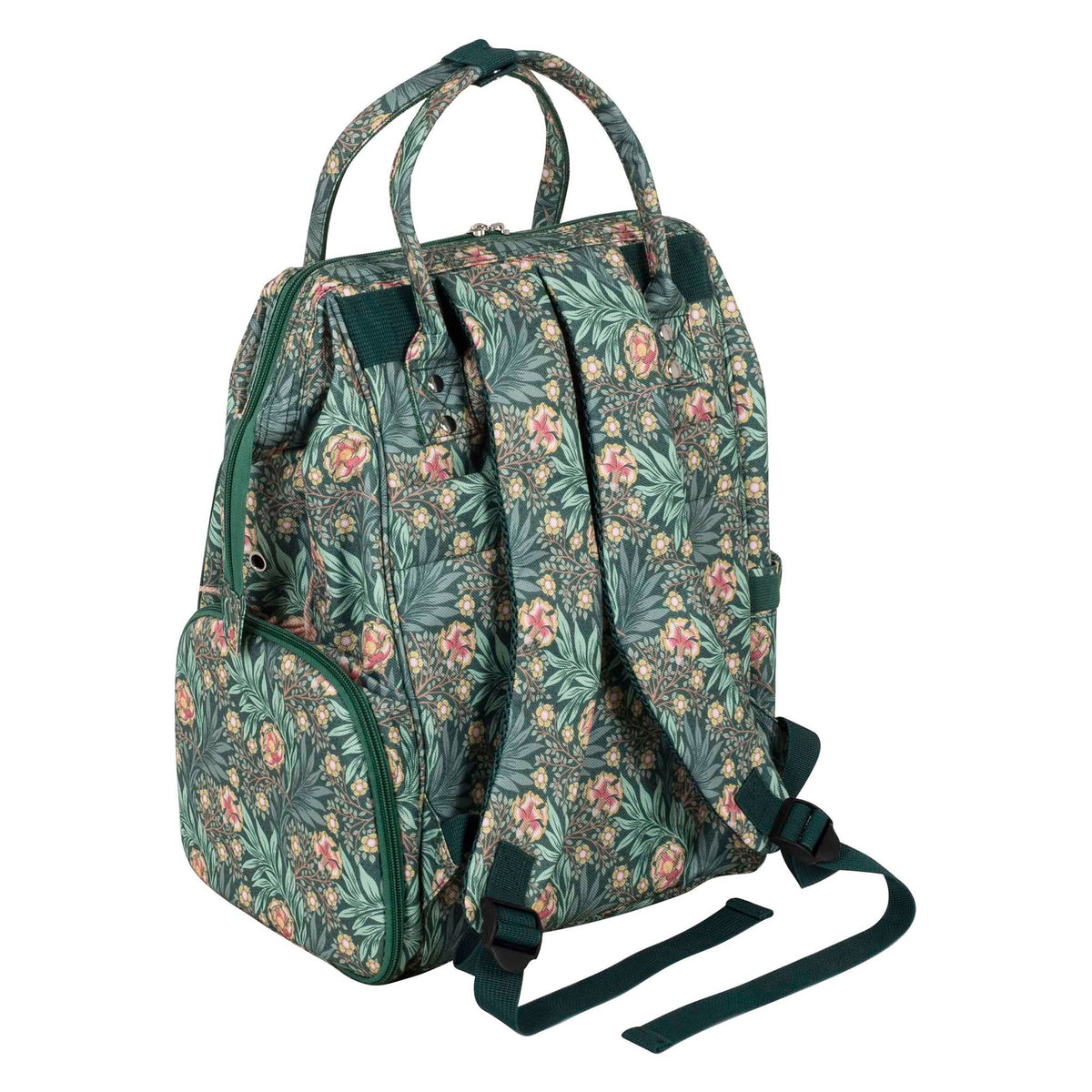 Morris Green print craft backpack with padded straps