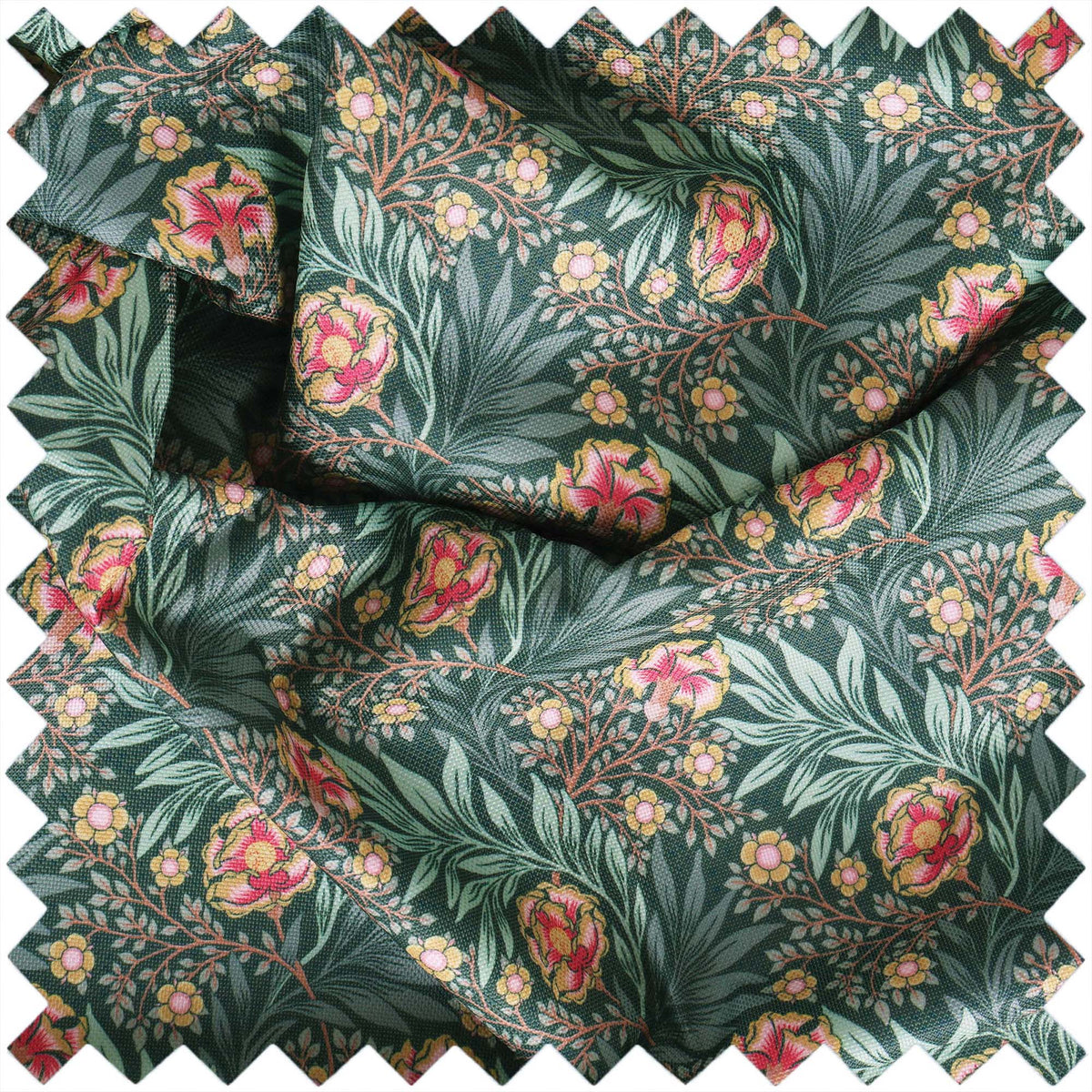 Morris Green print craft backpack with padded straps
