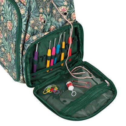 Morris Green print craft backpack with padded straps