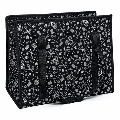 Deluxe Multi-Use Craft Bag - Gold Notions Print *Hemline Gold Edition*