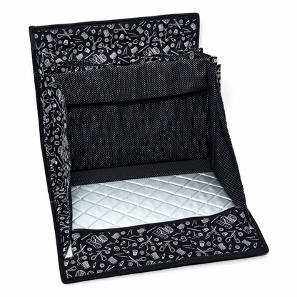Deluxe Multi-Use Craft Bag - Gold Notions Print *Hemline Gold Edition*