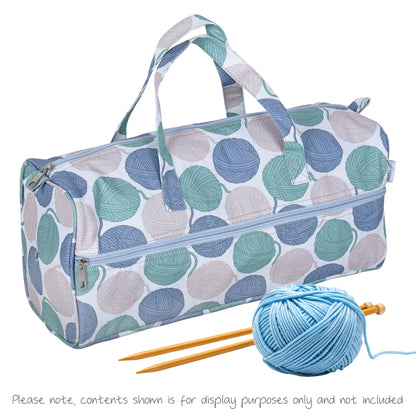 Yarn Balls cotton knitting bag with handles