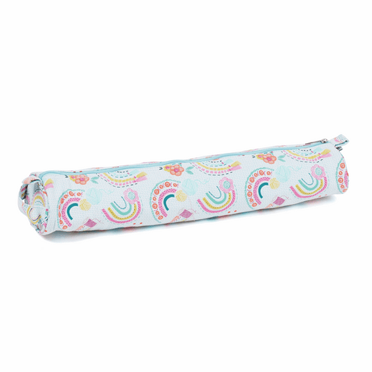 Soft Knitting Pin Case - Rainbow (Extra Long)