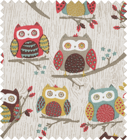 Filled Knitting Pin Case - Hoot