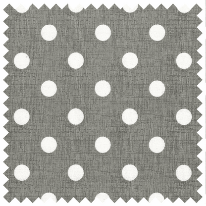 Filled Crochet Hook Case - Grey Polka Dot