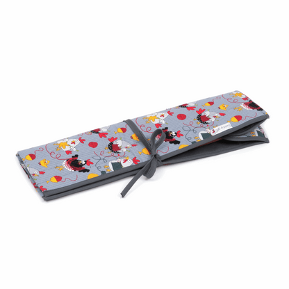 Filled Knitting Pin Roll - Chicken Stitch