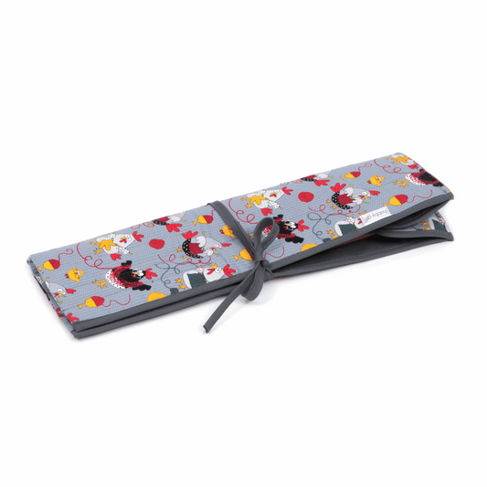 Filled Knitting Pin Roll - Chicken Stitch