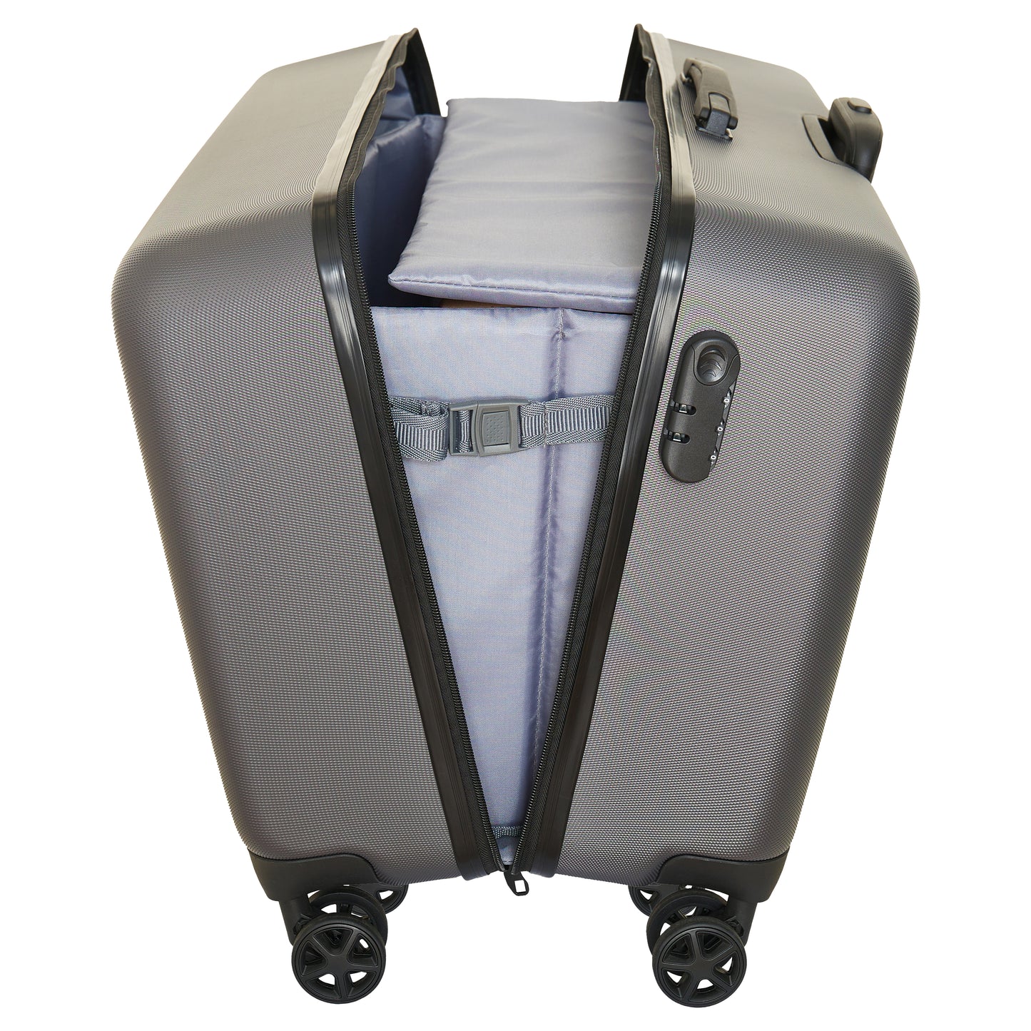 Sew Easy Metallic Silver Sewing Machine Trolley Bag - Large