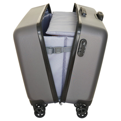 Sew Easy Metallic Silver Sewing Machine Trolley Bag - Large