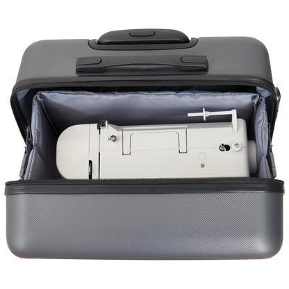 Sew Easy Metallic Silver Sewing Machine Trolley Bag - Small