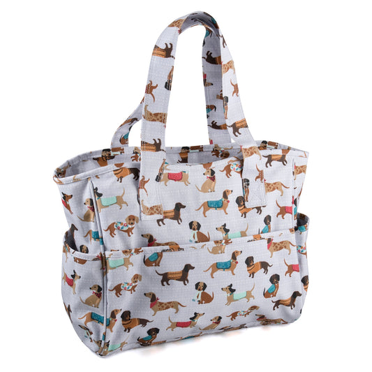 Sausage Dog Craft Bag