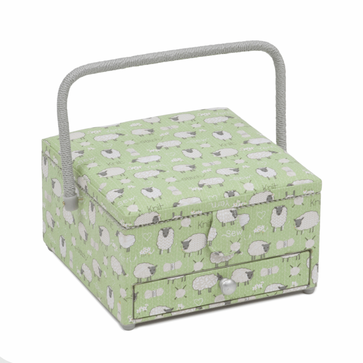 Sheep Sewing Box with Drawer - Large