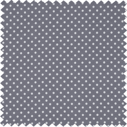 Mini Grey Spot Sewing Box with Drawer - Large
