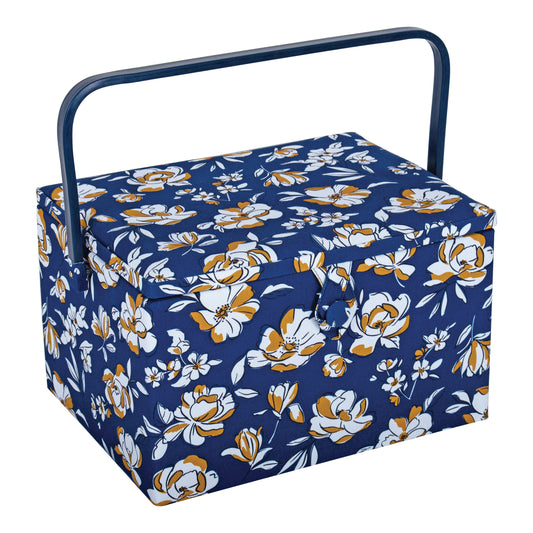 Autumn Floral Sewing Box - Large