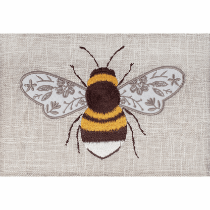 Embroidered Bee Sewing Box - Medium