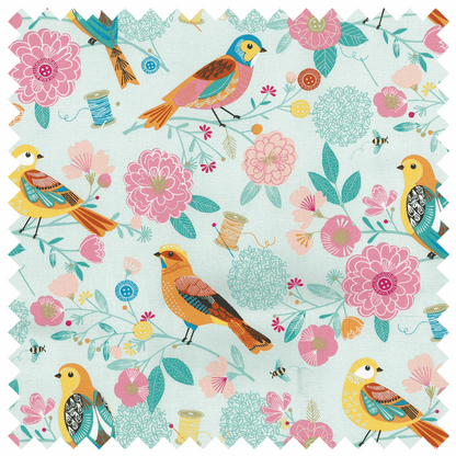 Birdsong Sewing Box - Small Square