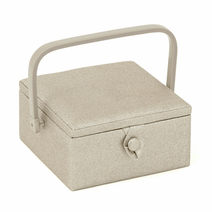Gold Glitter Sewing Box - Small