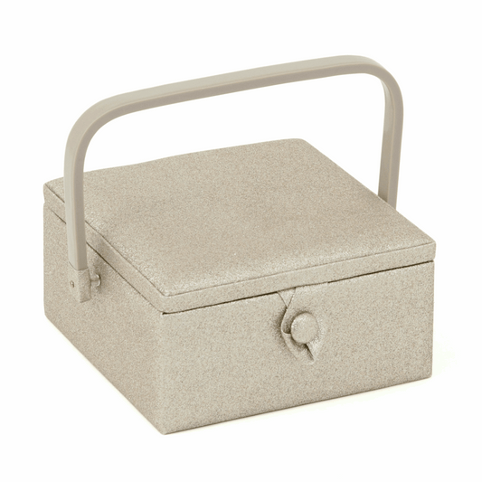 Gold Glitter Sewing Box - Small