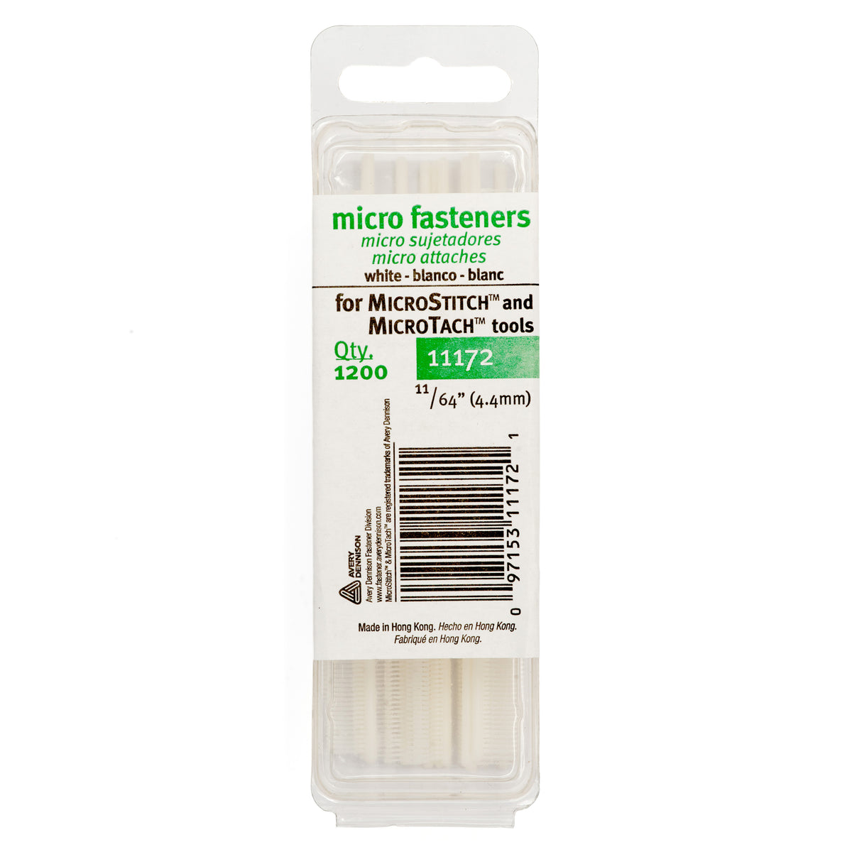 Avery Dennison MicroStitch Fastener Refill - Natural