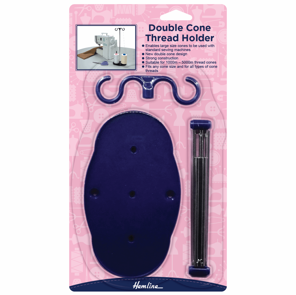 Hemline Double Cone Holder