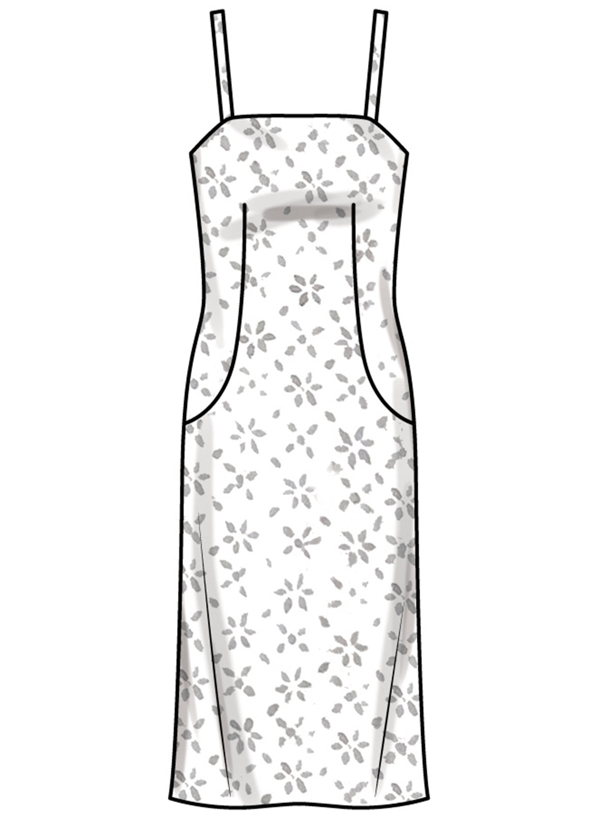 New Look N6823 sewing pattern envelope showing a slim coat and dress