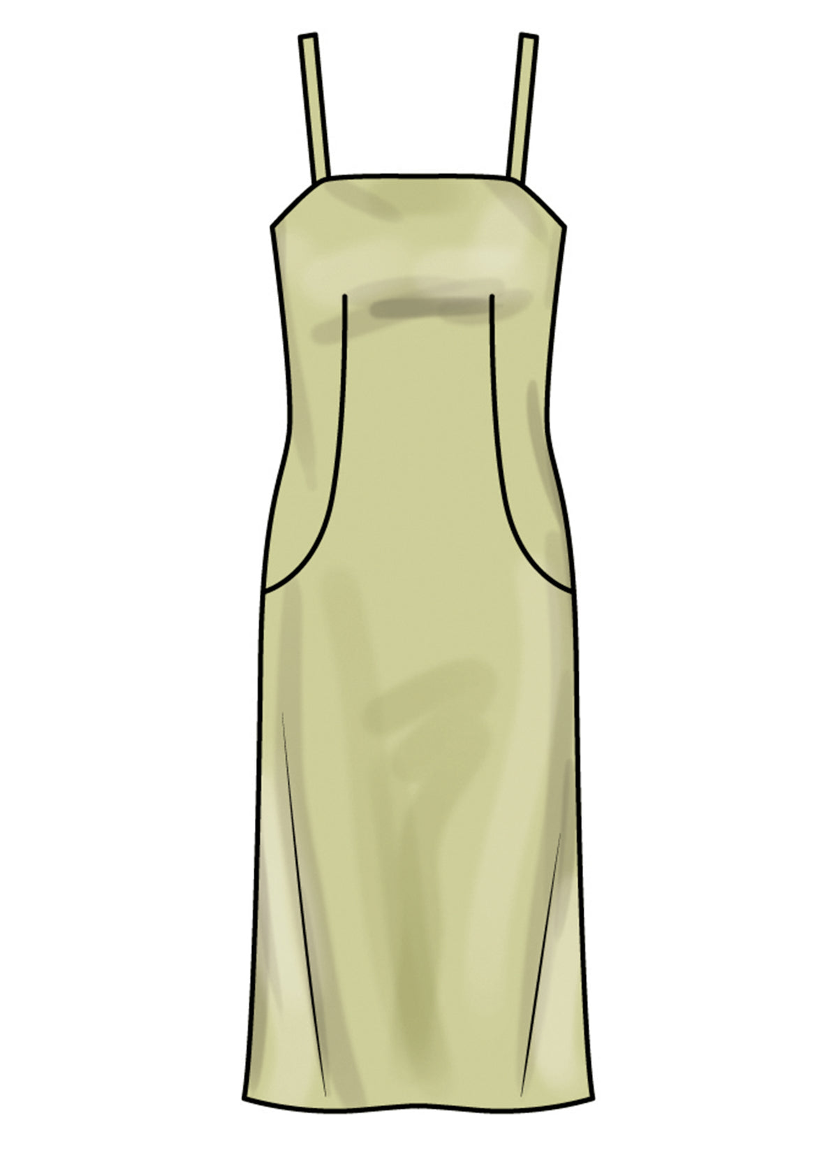 New Look N6823 sewing pattern envelope showing a slim coat and dress