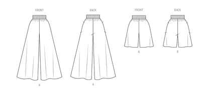 New Look N6827 sewing pattern envelope showing cropped trousers and shorts