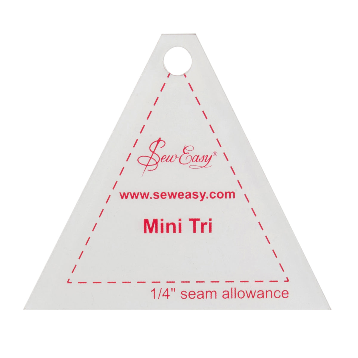 Clear mini triangle patchwork template